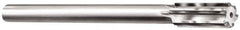 Made in USA - 1-3/16" Carbide-Tipped 8 Flute Chucking Reamer - Straight Flute, 1" Straight Shank, 2-7/8" Flute Length, 11" OAL - Best Tool & Supply