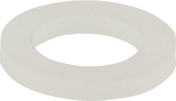 Made in USA - 5/16" Screw, Grade 6/6 Nylon Standard Flat Washer - 8.05mm ID x 1/2" OD, 1.57mm Thick - Best Tool & Supply