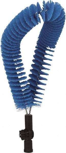 Vikan - Polyester Clean In Place Brush - 2-1/2" Bristle Length, 20" Long x 2-1/2" Wide Head, Blue - Best Tool & Supply