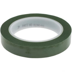 Polyester Film Tape: 72 yd Long, 1.4 mil Thick Silicone Adhesive, -60 to 425 ° F