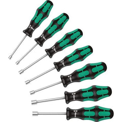 Wera - 5.5mm Hollow Shaft Nutdriver - Cushion Grip Handle, 188mm OAL - Best Tool & Supply