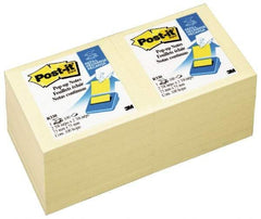 3M - 90 Sheet, 3 x 3", Note Pad/Writing Pad/Notebook - Yellow - Best Tool & Supply