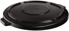 Rubbermaid - Round Lid for Use with 44 Gal Trash Cans - Black, Plastic, For 2643 Brute Trash Cans - Best Tool & Supply