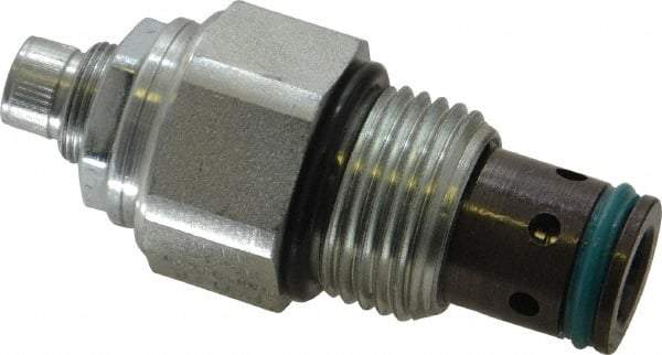 Parker - 30 GPM Steel Hydraulic Control Valve - 7/8-14 Thread, C10-2 Cavity - Best Tool & Supply