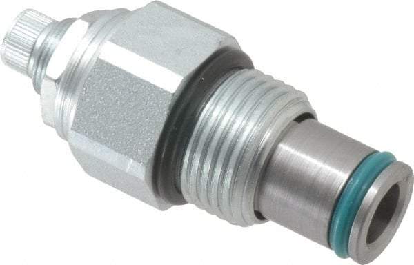 Parker - 0.5 GPM Steel Hydraulic Control Valve - 7/8-14 Thread, C10-2 Cavity - Best Tool & Supply