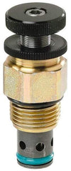 Parker - 16 GPM Steel Hydraulic Control Valve - 7/8-14 Thread, C10-2 Cavity - Best Tool & Supply