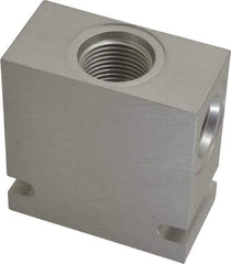 Parker - 20 GPM Aluminum Hydraulic Control Valve - 7/8-14 Thread, C10-3 Cavity, 1-1/4" Wide x 2-1/2" Long - Best Tool & Supply