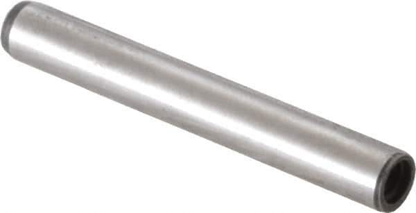 Value Collection - 6mm Diam x 45mm Pin Length Alloy Steel Pull Out Dowel Pin - C 57-63 Hardness, 1 Rounded & 1 Threaded End - Best Tool & Supply