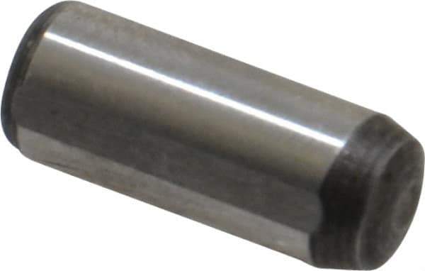 Value Collection - 8mm Diam x 20mm Pin Length Alloy Steel Pull Out Dowel Pin - C 57-63 Hardness, 1 Rounded & 1 Threaded End - Best Tool & Supply