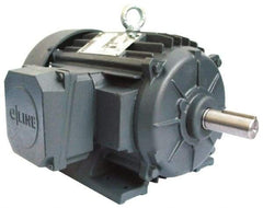 US Motors - 1.5 hp, TEFC Enclosure, No Thermal Protection, 1,175 RPM, 208-230/460 Volt, 60 Hz, Three Phase Energy Efficient Motor - Size 182 Frame, Rigid Mount, 1 Speed, Ball Bearings, 5.2-4.6/2.3 Full Load Amps, F Class Insulation, CCW Lead End - Best Tool & Supply