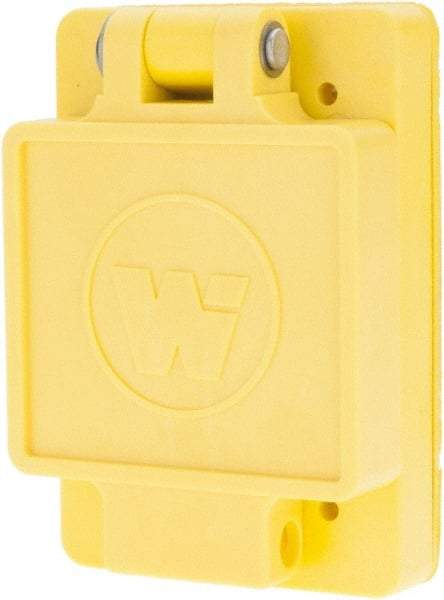 Value Collection - 480 VAC, 30 Amp, L16-30R NEMA, Ungrounded Receptacle - 3 Poles, 4 Wire, Female End, Yellow - Best Tool & Supply