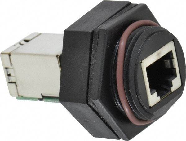 Woodhead Electrical - Ethernet Passthrough - RJ45(F/F) Connector - Best Tool & Supply