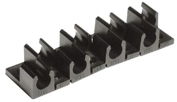 SMC PNEUMATICS - Multitube Holder - Black, 6 Slots - Best Tool & Supply