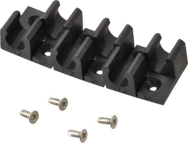 SMC PNEUMATICS - Multitube Holder - Black, 6 Slots - Best Tool & Supply