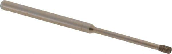 Made in USA - 5/32" Head Thickness CBN Grinding Pin - 1/8" Shank Diam x 1-1/4" Shank Length - Best Tool & Supply