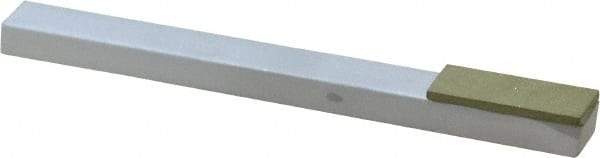 Made in USA - Very Fine, 1" Length of Cut, Single End Diamond Hone - 220 Grit, 3/8" Wide x 3/8" High x 4" OAL - Best Tool & Supply