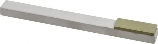 Made in USA - Extra Fine, 1" Length of Cut, Single End Diamond Hone - 320 Grit, 3/8" Wide x 3/8" High x 4" OAL - Best Tool & Supply