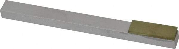 Made in USA - Super Fine, 1" Length of Cut, Single End Diamond Hone - 600 Grit, 3/8" Wide x 3/8" High x 4" OAL - Best Tool & Supply