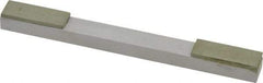 Made in USA - Very Fine, 1" Length of Cut, Double End Diamond Hone - 150 & 180 Grit, 3/8" Wide x 3/8" High x 4" OAL - Best Tool & Supply