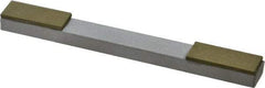 Made in USA - Super Fine, 1" Length of Cut, Double End Diamond Hone - 220 & 400 Grit, 3/8" Wide x 3/8" High x 4" OAL - Best Tool & Supply