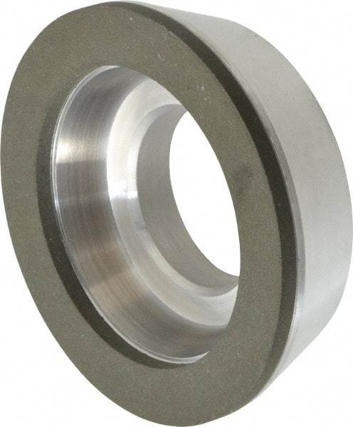 Made in USA - 3" Diam, 1-1/4" Hole Size, 7/8" Overall Thickness, 150 Grit, Type 11 Tool & Cutter Grinding Wheel - Very Fine Grade, Diamond - Best Tool & Supply