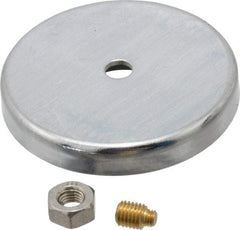 Made in USA - Magnetic Indicator Base - 2" Base Diam, 60 Lb Magnetic Pull - Best Tool & Supply