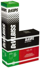 DeVilbiss - Paint Sprayer Cup - Disposable Cups and Lids, 32 Pack, Compatible with Siphon and Gravity Spray Guns - Best Tool & Supply