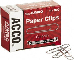 ACCO - 1-3/4" Wide Paper Fastener - Silver - Best Tool & Supply