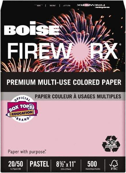 Boise - 8-1/2" x 11" Pink Colored Copy Paper - Use with Laser Printers, Copiers, Plain Paper Fax Machines, Multifunction Machines - Best Tool & Supply