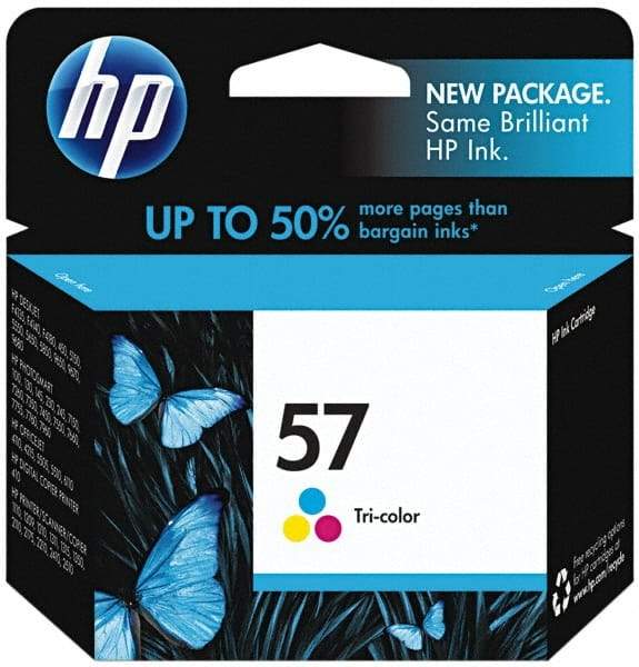 Hewlett-Packard - Cyan, Magenta & Yellow Ink Cartridge - Use with HP Deskjet 450, 5150, 5550, 5650, 5850, 9650, 9670, 9680, F4135, F4140, F4180, Digital Copier 410, Photosmart 7150, 7260, 7350, 7450, 7550, 6110 - Best Tool & Supply