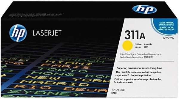 Hewlett-Packard - Yellow Toner Cartridge - Use with HP Color LaserJet 3700 - Best Tool & Supply