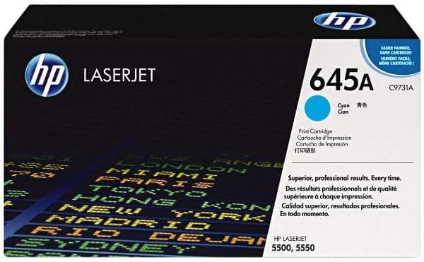 Hewlett-Packard - Cyan Toner Cartridge - Use with HP Color Laser Jet 5500, 5550 - Best Tool & Supply