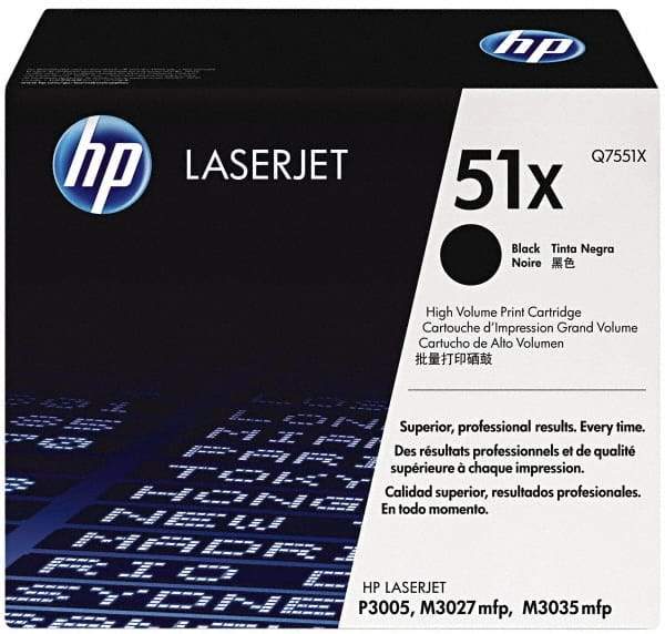 Hewlett-Packard - Black Toner Cartridge - Use with HP LaserJet M3027mfp, M3035mfp, P3005 - Best Tool & Supply