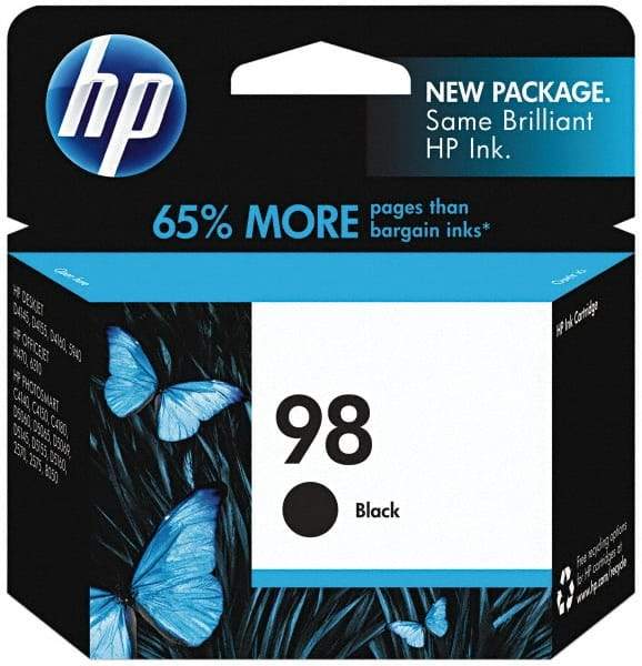 Hewlett-Packard - Black Ink Cartridge - Use with HP Photosmart 2570, 2575, D5060, D5065, D5069, D5145, D5155, D5160, 8050, Deskjet D4145, D4155, D4160, 6310, 5940 - Best Tool & Supply