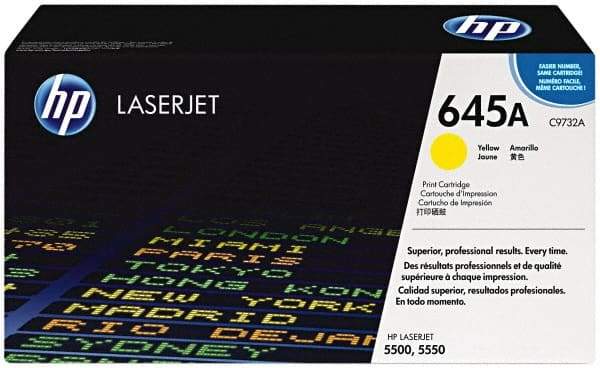 Hewlett-Packard - Yellow Toner Cartridge - Use with HP Color Laser Jet 5500, 5550 - Best Tool & Supply