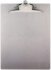 Saunders - 13-1/4 Inch Long x 9 Inch Wide x 1-3/4 Inch High, Clip Board - Silver - Best Tool & Supply