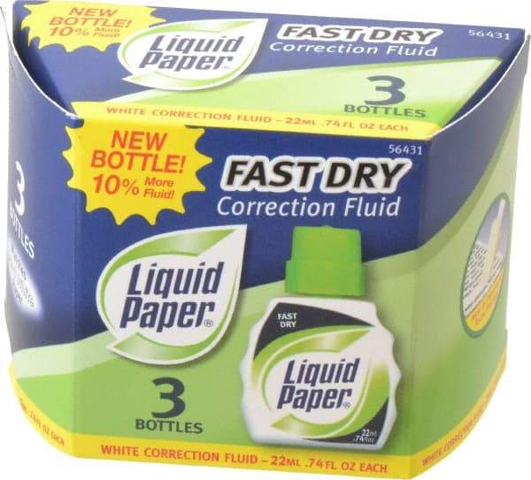 Paper Mate Liquid Paper - Fast Dry Correction Fluid - 22 ml - Best Tool & Supply