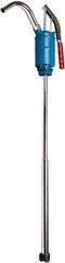 Value Collection - 7/8" Outlet, Zinc Hand Operated Drum Pump - 16 oz per Stroke, 45" OAL, For High Viscosity Liquids - Best Tool & Supply