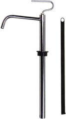 Value Collection - 3/4" Outlet, Steel Hand Operated Drum Pump - 4 oz per Stroke, 18-1/2" OAL, For Petroleum Based Products - Best Tool & Supply