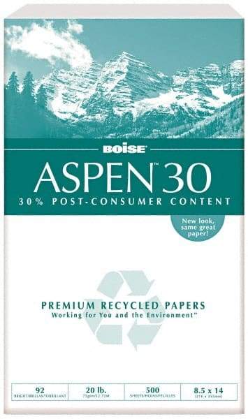 Boise - 8-1/2" x 14" White Copy Paper - Use with Laser Printers, High-Speed Copiers, Plain Paper Fax Machines - Best Tool & Supply