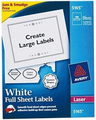 AVERY - 11" Long, White Paper Shipping Label - For Laser Printers - Best Tool & Supply