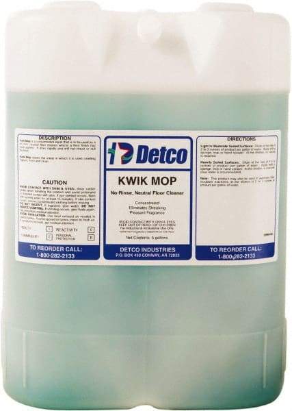 Detco - 5 Gal Container Cleaner - Use on Resilient Flooring - Best Tool & Supply