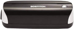 Stanley Bostitch - Paper Punches Type: 12 Sheet Electric Three Hole Punch Color: Black - Best Tool & Supply