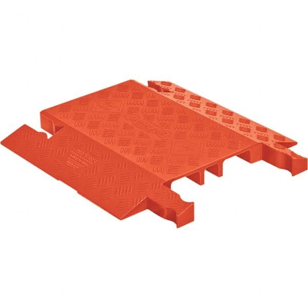 Checkers - On Floor Cable Covers Cover Material: Polyurethane Number of Channels: 3 - Best Tool & Supply