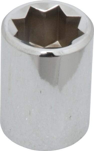 Proto - 5/8", 1/2" Drive, Standard Hand Socket - 8 Points, 1-1/2" OAL, Alloy Steel, Chrome Finish - Best Tool & Supply