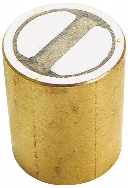 Mag-Mate - 16mm Diam, 2mm High, 6.9 Lb Average Pull Force, Samarium Cobalt Rare Earth Pot Magnet - Unfinished, Aluminum Insulated - Best Tool & Supply