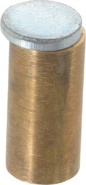 Mag-Mate - 1mm Diam, 2mm High, 2.2 Lb Average Pull Force, Samarium Cobalt Rare Earth Pot Magnet - Unfinished, Aluminum Insulated - Best Tool & Supply