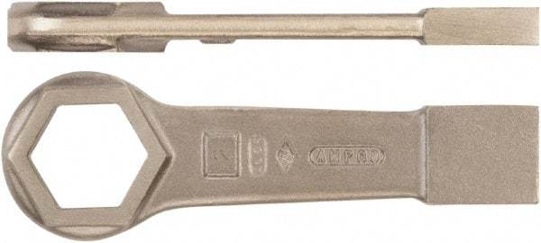 Ampco - 2-5/8" 6 Point Striking Box Wrench - Single End, 13-1/2" OAL, Aluminum Bronze - Best Tool & Supply