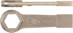 Ampco - 1-7/16" 6 Point Striking Box Wrench - Single End, 7-1/2" OAL, Aluminum Bronze - Best Tool & Supply