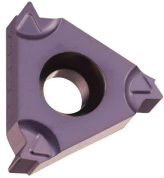 Hertel - 22IR Internal Right Hand ISO Laydown Threading Insert - Grade HG225TR, TiAlN Coated Carbide, 1/2" Inscribed Circle - Best Tool & Supply